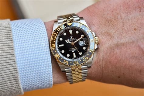 rolex gmt 2 steel and gold